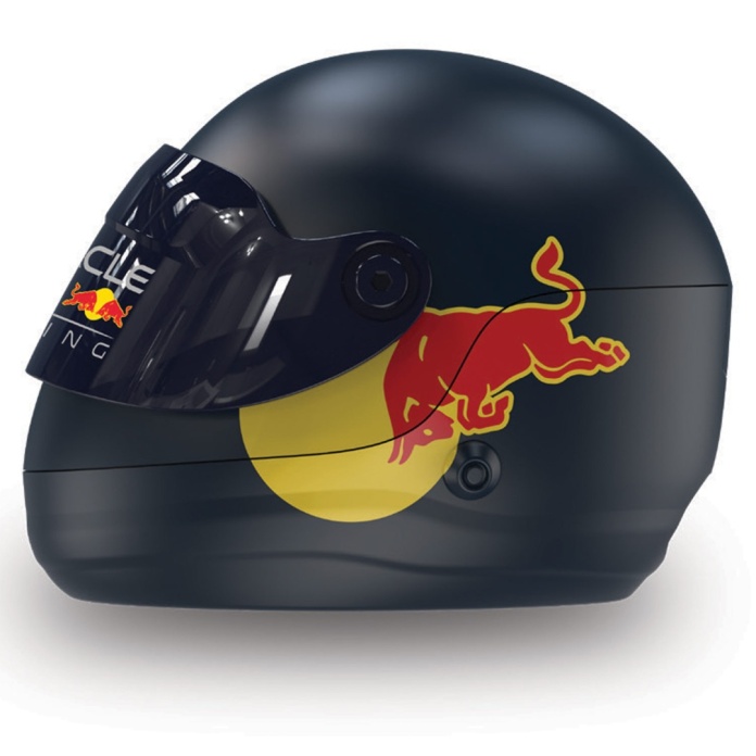 Etui ładujące stylizowane na kask Oracle Red Bull Racing